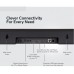 Denon Home 550 Compact Sound Bar with Dolby Atmos & Amazon Alexa - Black